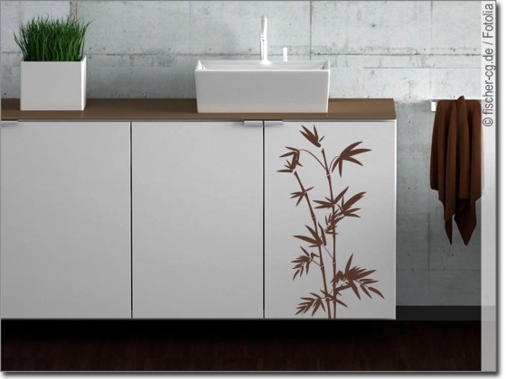 Preview: Möbeltattoo Bambuszweige