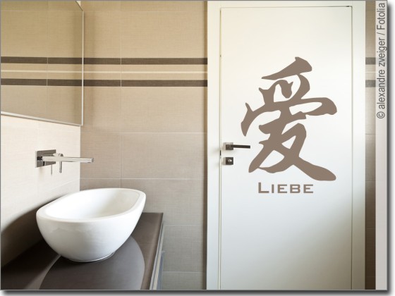 Preview: Möbeltattoo Chinesisches Zeichen Liebe