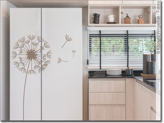 Preview: Möbeltattoo Design Pusteblume