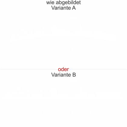 Preview: Schrankfolie Skyline Dortmund - Ansicht Ausrichtung mit Farbauswahl und Variante