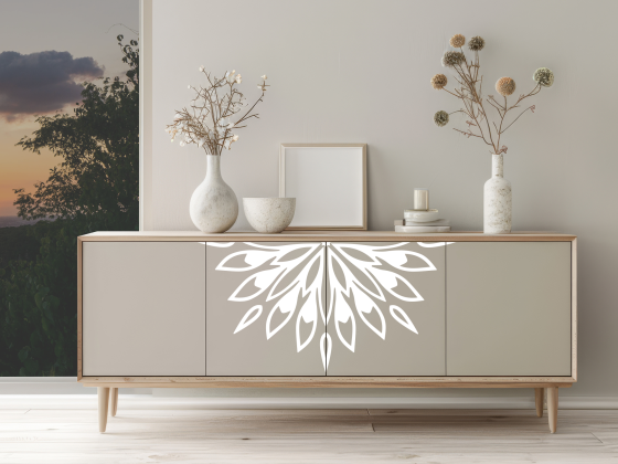 Preview: Möbeltattoo mit Hindu Mandala - Ansicht Farbauswahl