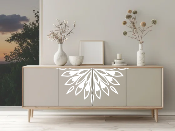 Möbeltattoo mit Hindu Mandala - Ansicht Farbauswahl