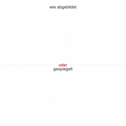 Möbeltattoo mit Lifestyle Ornament - Ansicht Ausrichtung und Farbauswahl