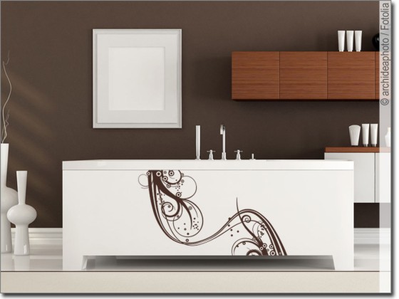 Preview: Möbeltattoo Ornament Welle