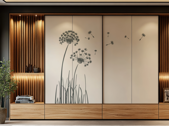 Preview: Möbeltattoo Pusteblume