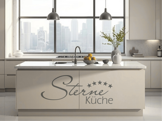 Möbeltattoo mit Sterne Küche