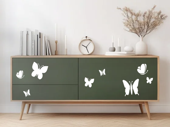 Möbeltattoo Traumhafte Schmetterlinge
