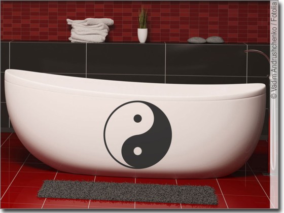 Preview: Möbeltattoo Yin & Yang