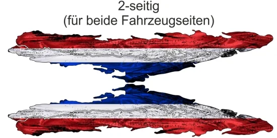 Autoaufkleber Niederländische Flagge