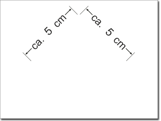 Preview: Milchglasfolie Musselinglas 5 cm