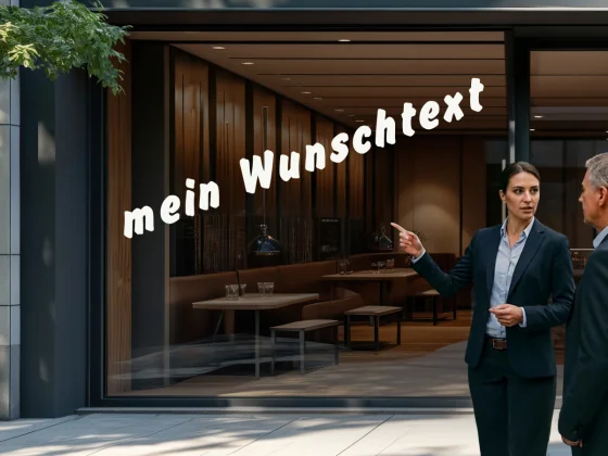 Personalisierter Schaufensteraufkleber | 13