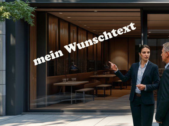 Personalisierter Schaufensteraufkleber | 21