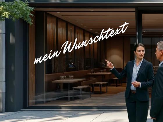 Personalisierter Schaufensteraufkleber | 7