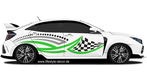 Preview: Racing Autodekor Flagge