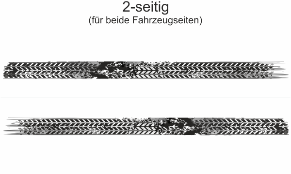 Preview: Auto Sticker Reifenspur Preview: Auto Sticker Reifenspur