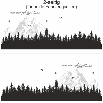 Reisemobilaufkleber Next Stop Adventure