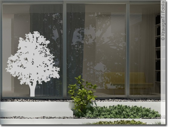 Preview: Milchglasfolie Baum Preview: Milchglasfolie Baum