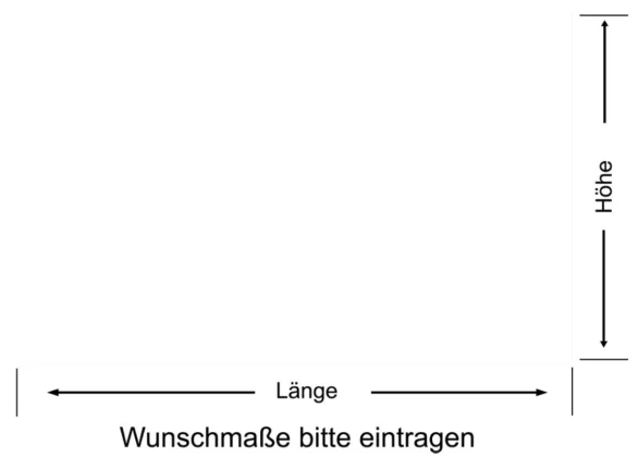 Schaufenster Dekorfolie Zuschnitt