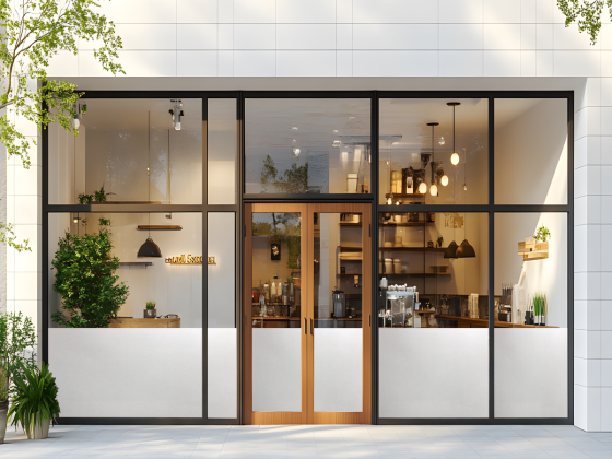 Preview: Schaufenster Sichtschutzfolie Zuschnitt