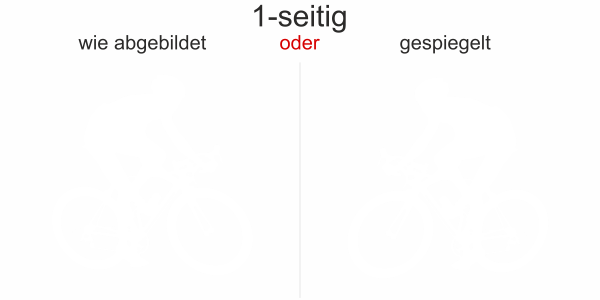 Autoaufkleber Rennrad