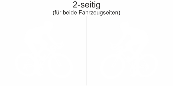 Autoaufkleber Rennrad