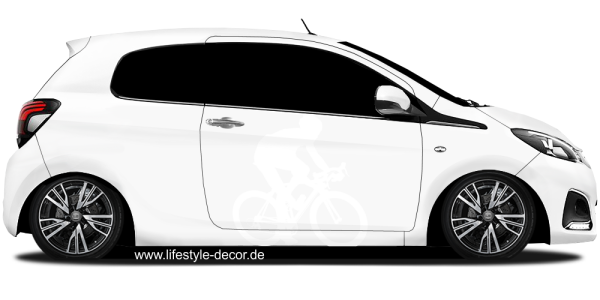 Preview: Autoaufkleber Rennrad Preview: Autoaufkleber Rennrad