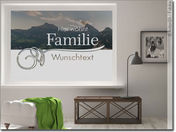 Preview: Sichtschutz Hier wohnt Preview: Sichtschutz Hier wohnt