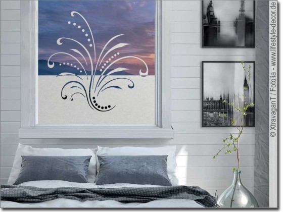 Preview: Sichtschutz Ornament Lebensfreude