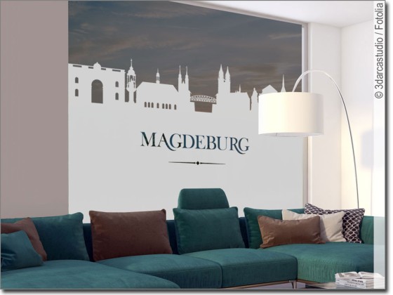 Preview: Sichtschutz Skyline Magdeburg Preview: Sichtschutz Skyline Magdeburg