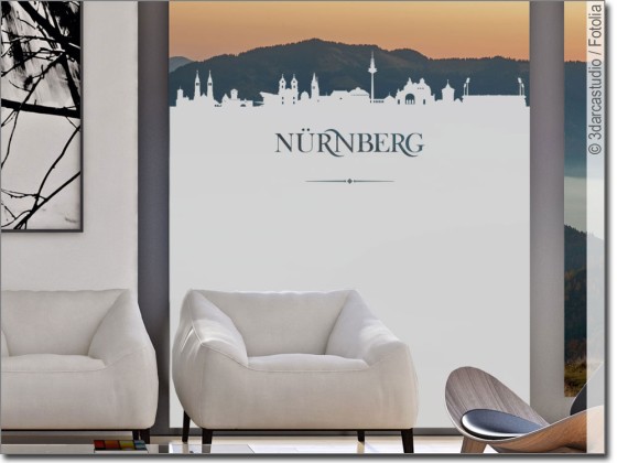 Preview: Sichtschutz Skyline Nürnberg