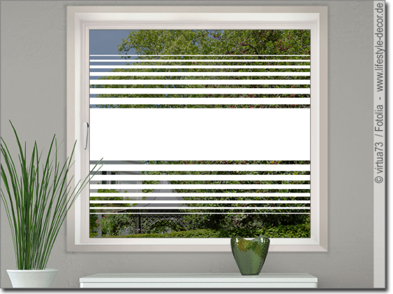 Preview: Sichtschutz Streifen Folie