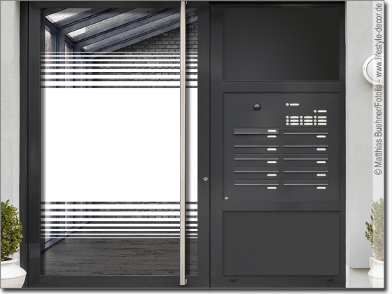 Preview: Sichtschutz Streifen Folie