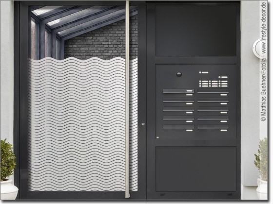 Preview: Sichtschutz Wellenstreifen 3/0,5 cm