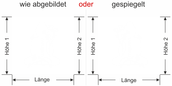 Preview: Sichtschutz Wellness Buddha - Ansicht Ausrichtung mit Farbauswahl - Vorschlag 2