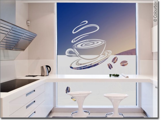 Preview: Sichtschutzfolie Kaffeetasse