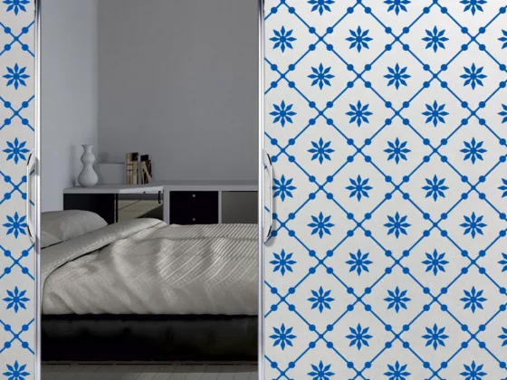 Sichtschutzdekor Musselinglas 10 cm