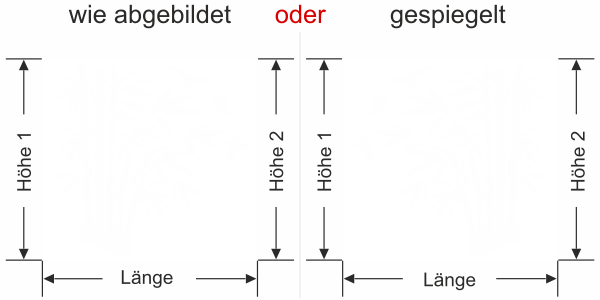 Preview: Sichtschutzfolie Bambusstrauch und Vögel Preview: Sichtschutzfolie Bambusstrauch und Vögel