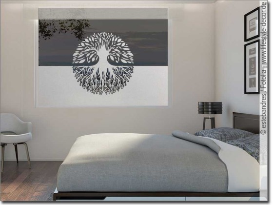 Preview: Sichtschutzfolie Baum des Lebens