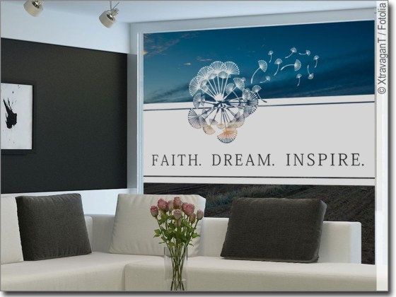 Preview: Milchglasfolie Pusteblume Preview: Milchglasfolie Pusteblume