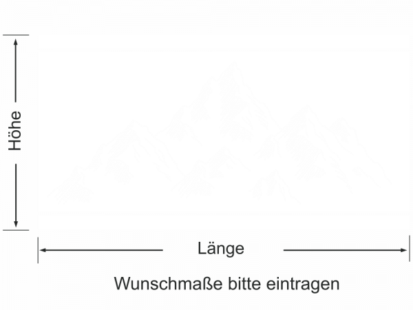 Preview: Sichtschutzfolie Gebirge Preview: Sichtschutzfolie Gebirge
