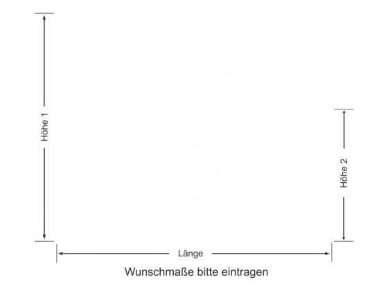 Preview: Sichtschutz Origami Löwe Preview: Sichtschutz Origami Löwe