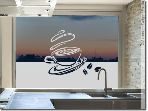 Preview: Sichtschutzfolie Kaffeetasse