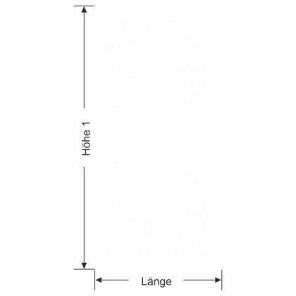 Sichtschutzfolie mit klassischem Rahmen - Ansicht Farbauswahl