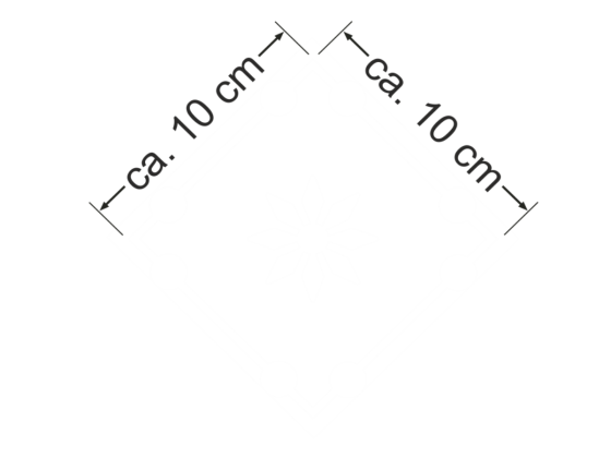 Preview: Milchglasfolie Musselinglas 10 cm