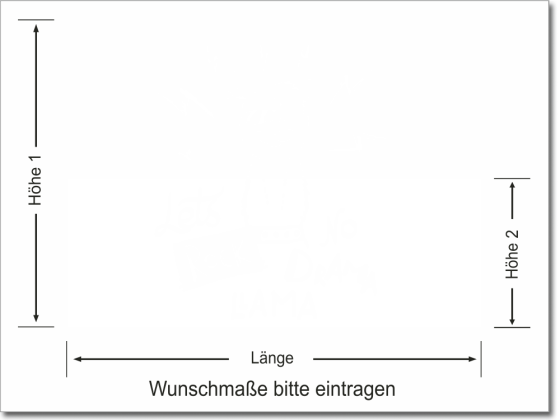 Preview: Fensterfolie No Drama Lama