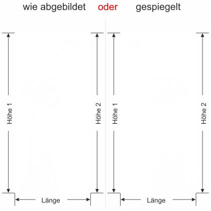 Preview: Sichtschutzfolie Glastür Pusteblume mit Vogelschwarm