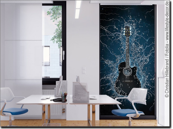 Preview: Fensterfolie Rock Gitarre Preview: Fensterfolie Rock Gitarre