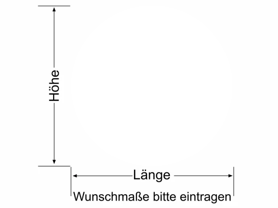 Sichtschutzfolie Rund - Ansicht Anleitung und Farbauswahl