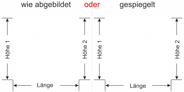 Preview: Sichtschutzfolie mit Wunschtext für Tanzschule- Ansicht Ausrichtung mit Farbauswahl Vorschlag 2
