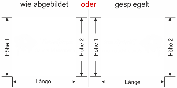 Preview: Sichtschutzfolie mit Wunschtext für Tierarzt - Ansicht Ausrichtung mit Farbauswahl Vorschlag 2
